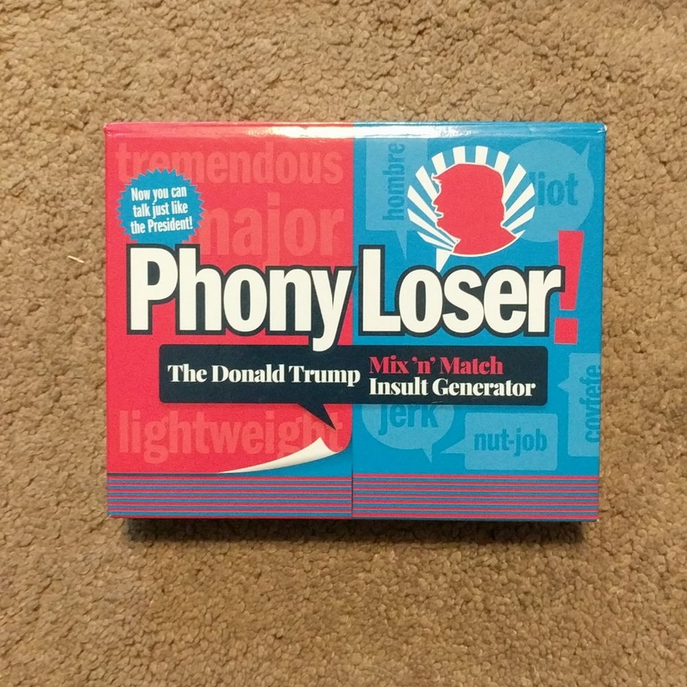 Donald Trump Insult Generator Joke Book Gag Gift